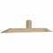 Ekena Millwork Portland Rough Sawn Timber Gable Bracket, Douglas Fir, 72"W x 12"H x 4"D x 4"F, 4/12 Pitch GBW072X12X0404POR00RDF - alternate 5